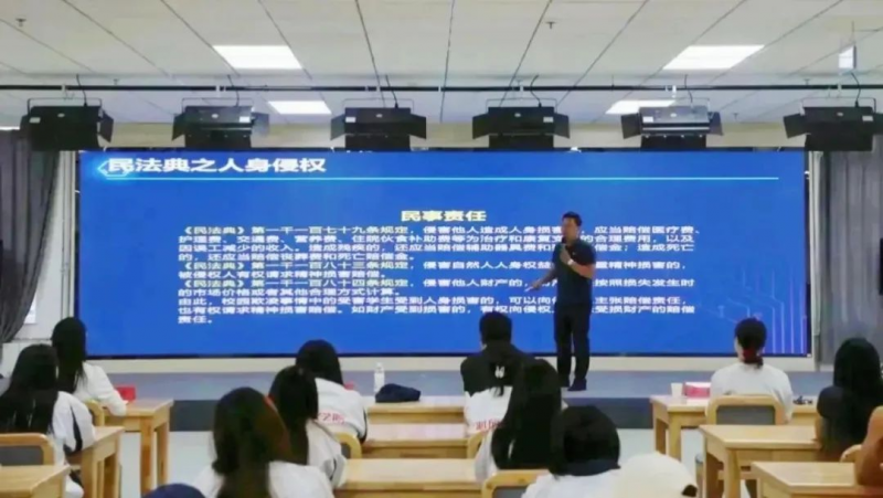 逐梦青春 法治护航 | best365联合共青团张家口市委开展普法宣传进校园活动