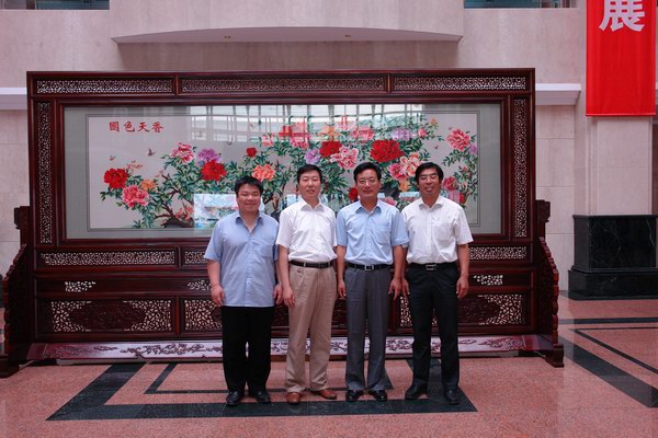 学院领导拜访校友、中国长城葡萄酒有限公司总经理徐永利