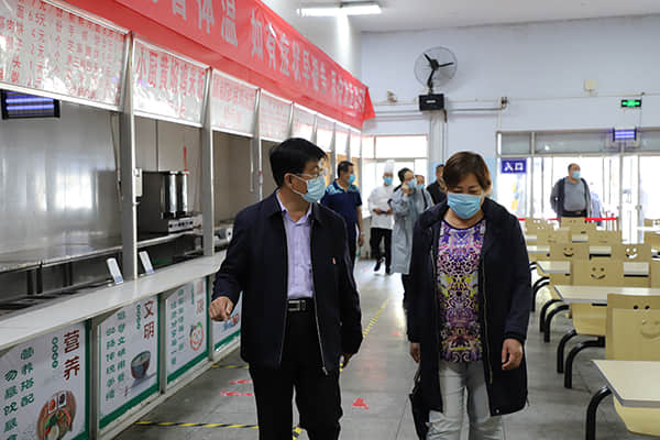 省督导组督导检查best365疫情防控和开学准备工作