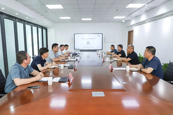 院长王立军与山东顺诺腾辉智能科技有限公司、河北慧网科技有限公司负责人座谈